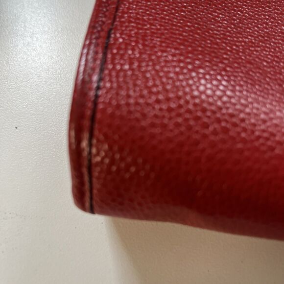 Fendi Vintage Red Leather Large Envelope Clutch bag - Picture 3 of 11